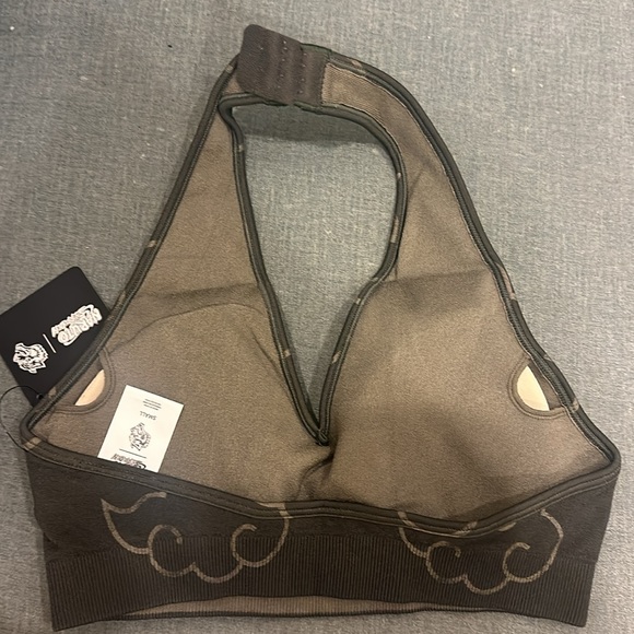 Darc Sport Everson Seemless Halter Bra Pine Green - Picture 3 of 4